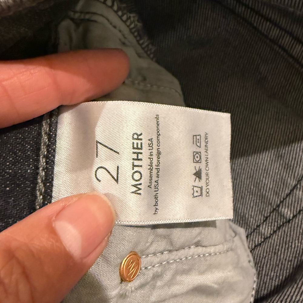 Mother Superior Denim Rambler Zip Floor Outta Sight 27 Jeans - Picture 6 of 7